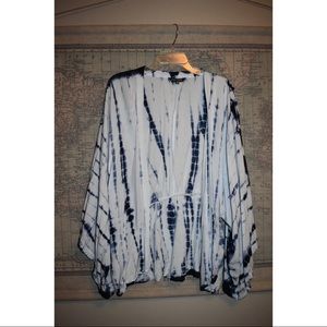 Navy and White Cardigan